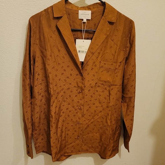 🎉🎉HP🎉🎉Sezane Chemise Florence - Picture 6 of 7